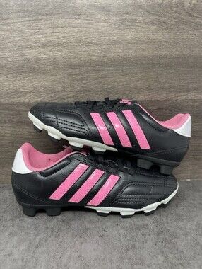 Adidas Goletto IV TRX FG Soccer Cleats Kids Size 2.5 Black Pink G65054
